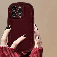 Red Puff Wine Case For iPhone Models ( 70% OFF TODAY )