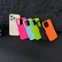 Summer Neon Silicone Soft Case for iPhone Flat 50% OFF