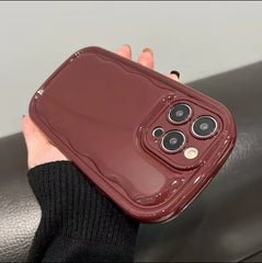 Red Puff Wine Case For iPhone Models ( 70% OFF TODAY )