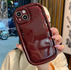 Red Puff Wine Case For iPhone Models ( 70% OFF TODAY )