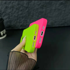 Summer Neon Silicone Soft Case for iPhone Flat 50% OFF