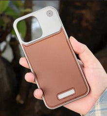 ✨Magsafe Magnetic Metal Leather Frameless Fragrance Phone Case For iPhone✨