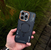 "Experience Luxury Mechanical Matte Magsafe Case for iPhone!"