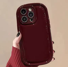 Red Puff Wine Case For iPhone Models ( 70% OFF TODAY )