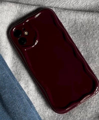 New Burgundy cherry Wavy Case ( Flat 60% OFF)