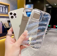Mirror Silver holographic Wavy Anti-Burst Case ( 70% Off Today)