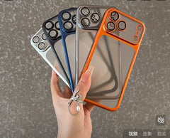 "Premium Electroplated Crystal Camera Cover – Stylish Protection with a Sleek Finish"
