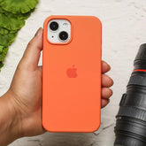 iPhone Premium Quality Silicone Case (orange color)