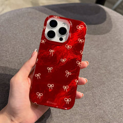 Burgundy Bow IMD premium case