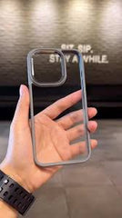 Natural titanium AirSkin bumper Case for iPhone