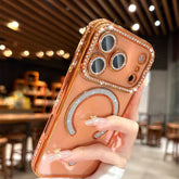 New Magsafe Diamond Stones Lens Case for iPhone