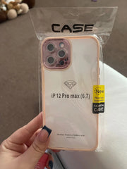 Premium Glitter lens case Vision Case Uploaded Pink