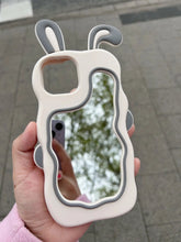 Rabitt mirror cartoon phone case for iPhone