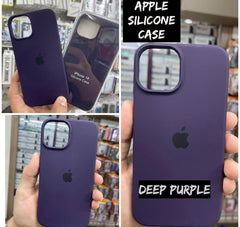 iPhone Premium Quality Silicone Case (Deep Purple color)