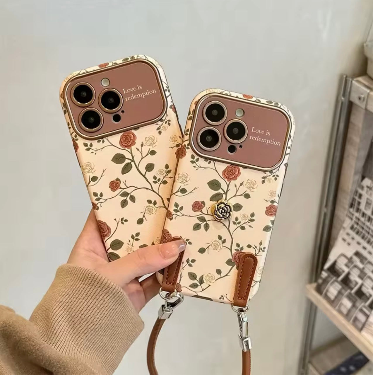 Premium Retro 3D Rope Case ( Premium Leather Finish )