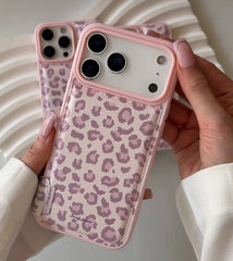 Pink Lovely Leopards Luxury Soft Silicone case