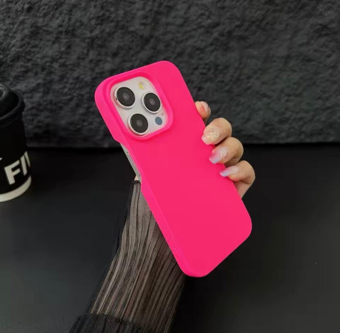 Summer Neon Silicone Soft Case for iPhone Flat 50% OFF