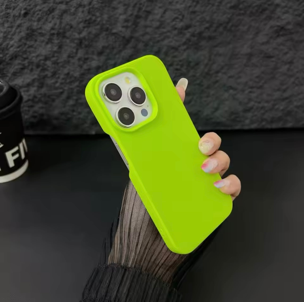 Summer Neon Silicone Soft Case for iPhone Flat 50% OFF