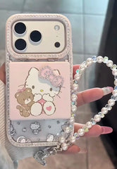 Premium Diamond Vanity Hello Kitty Bow Case