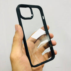 Black AirSkin bumper Case for iPhone models including 15 Series