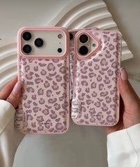 Pink Lovely Leopards Luxury Soft Silicone case