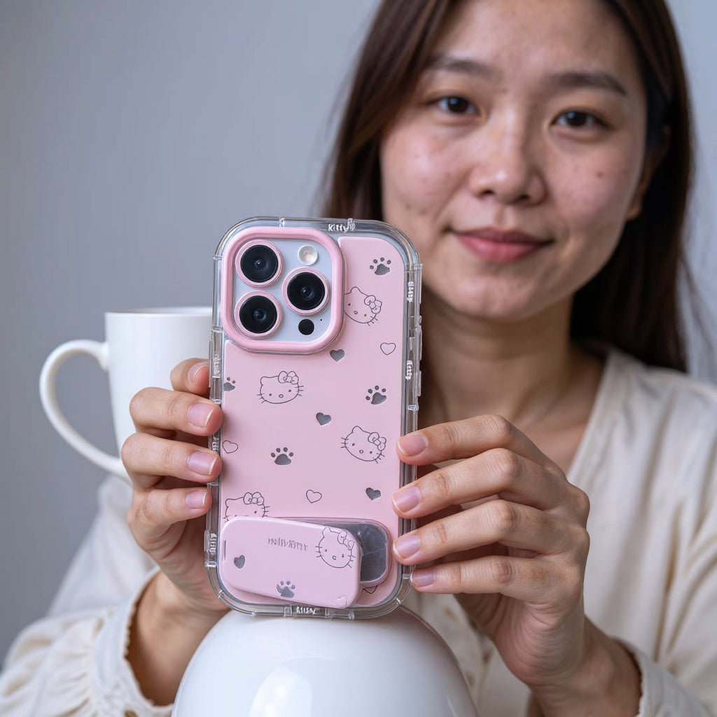 New Hellokitty Paw Stand Phone Case