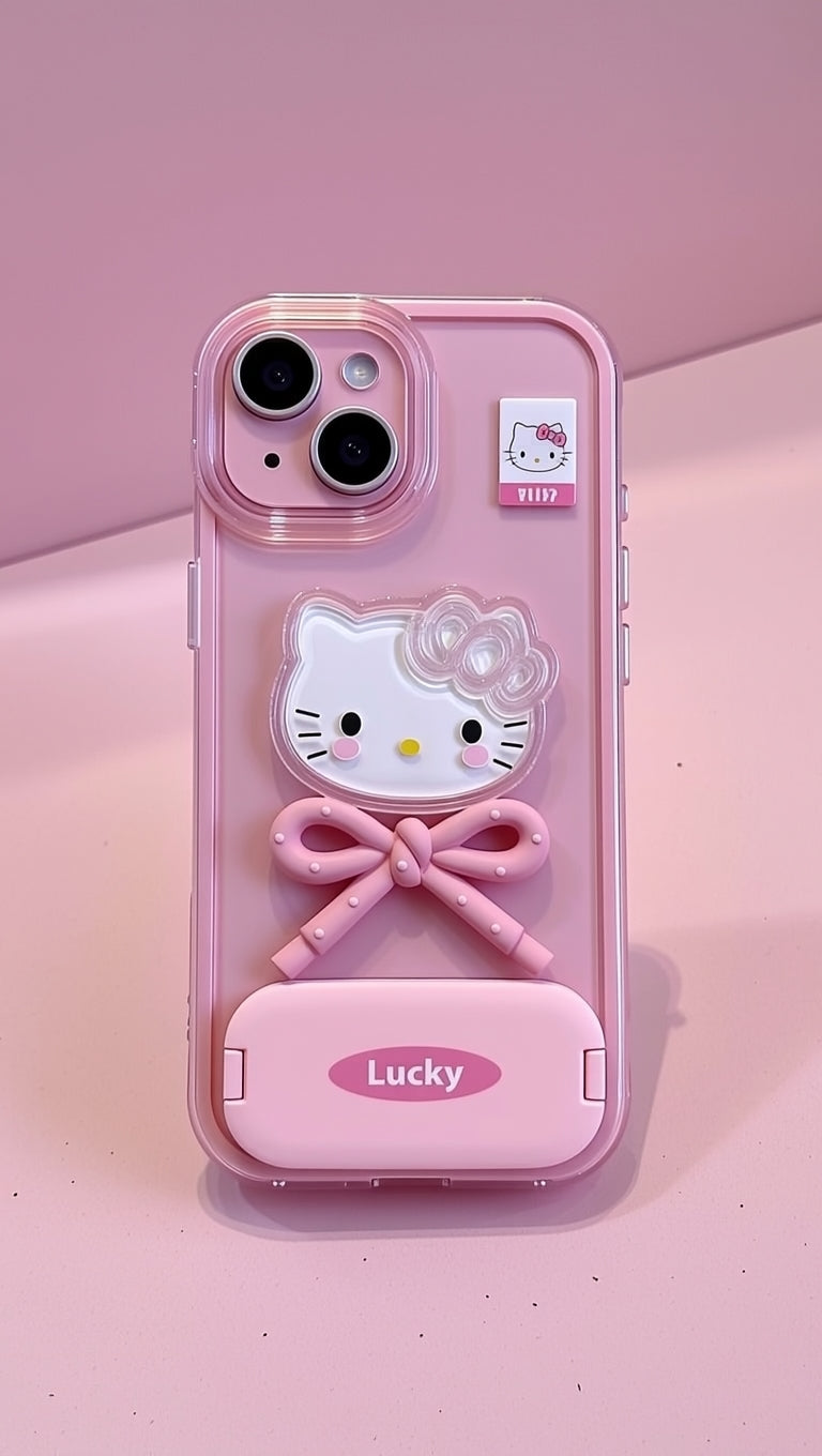 New Lucky HelloKitty Stand Case