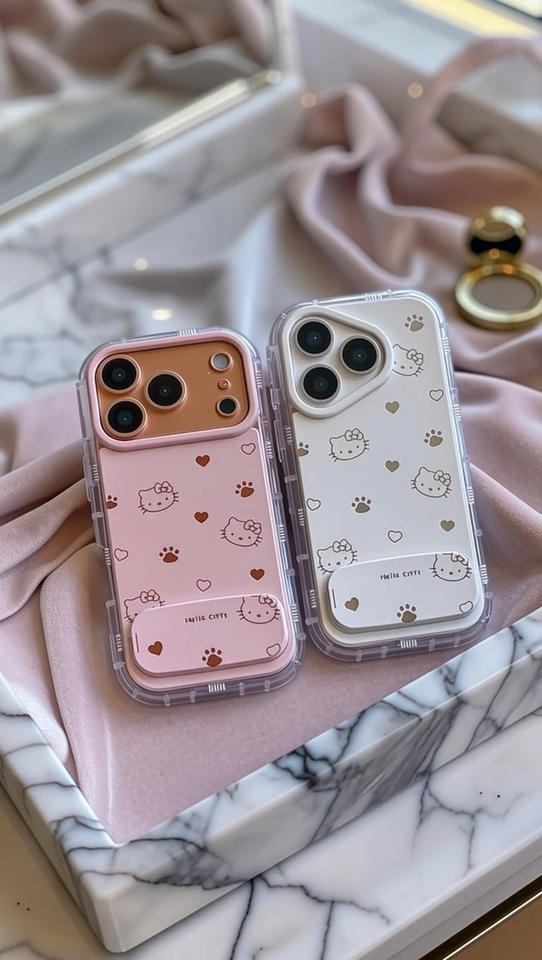 New Hellokitty Paw Stand Phone Case