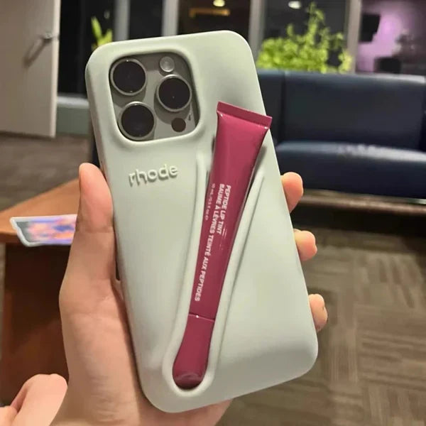 Trendy Rhode Lip SIlicone Case With Original Rhode LipGloss 💄