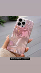 Pink Gradient Holographic Premium Cases For iPhone