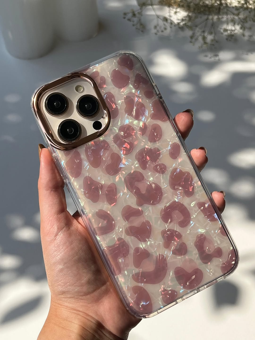 Cheetah Laser Marble Case 🐆💎