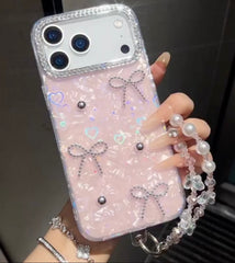 ✨ Premium Bow Crystal Diamond iPhone Case