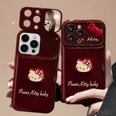 Cute Kitty Mirror Phone Case for iPhone ( PRE ORDERS )