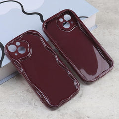 New Burgundy cherry Wavy Case ( Flat 60% OFF)