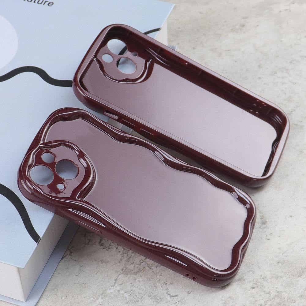 New Burgundy cherry Wavy Case ( Flat 60% OFF)