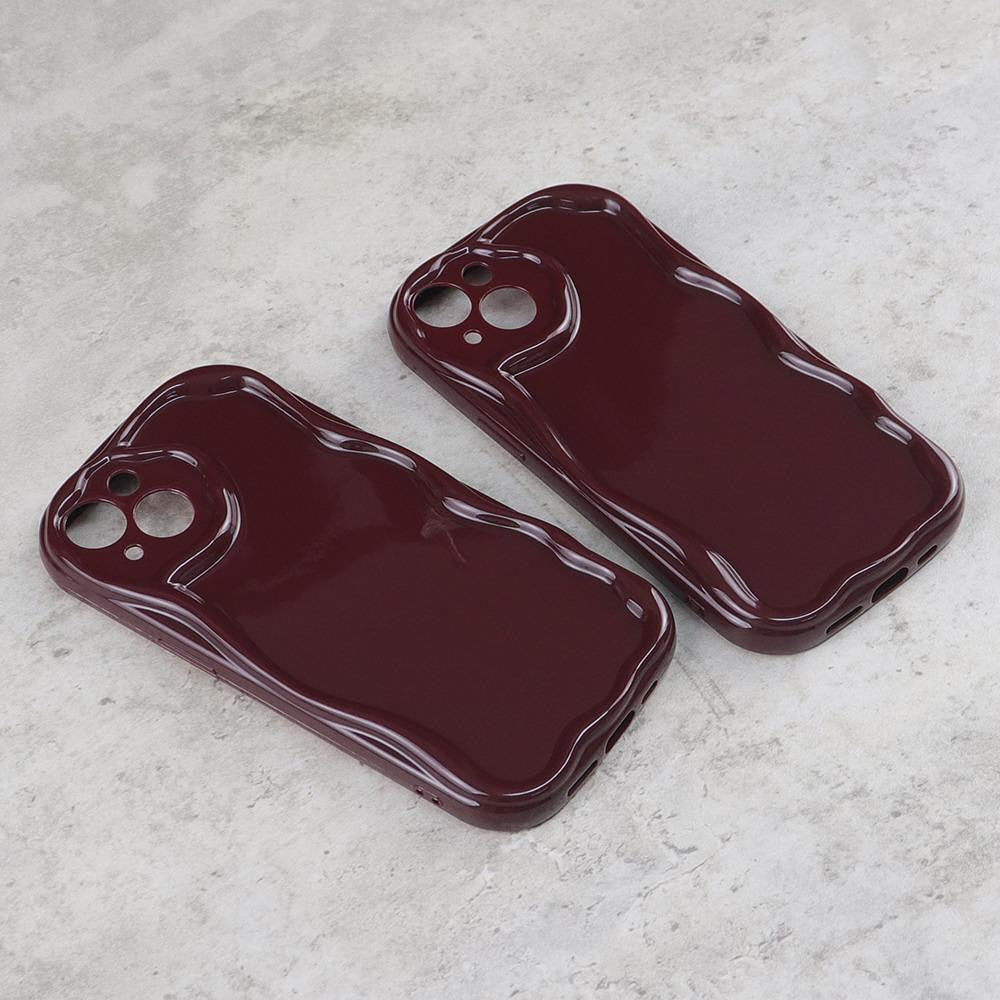 New Burgundy cherry Wavy Case ( Flat 60% OFF)