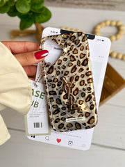 Premium YSL Branded Cheetah Gradient Case ( Limited Edition )