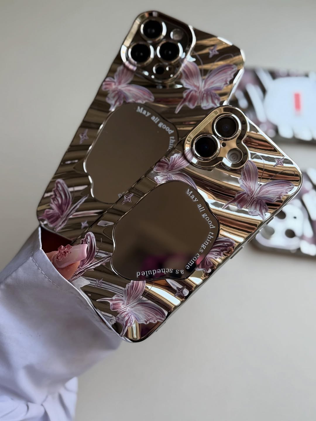 Butterfly Mirror Premium Case for iPhone (FLAT 70% OFF)