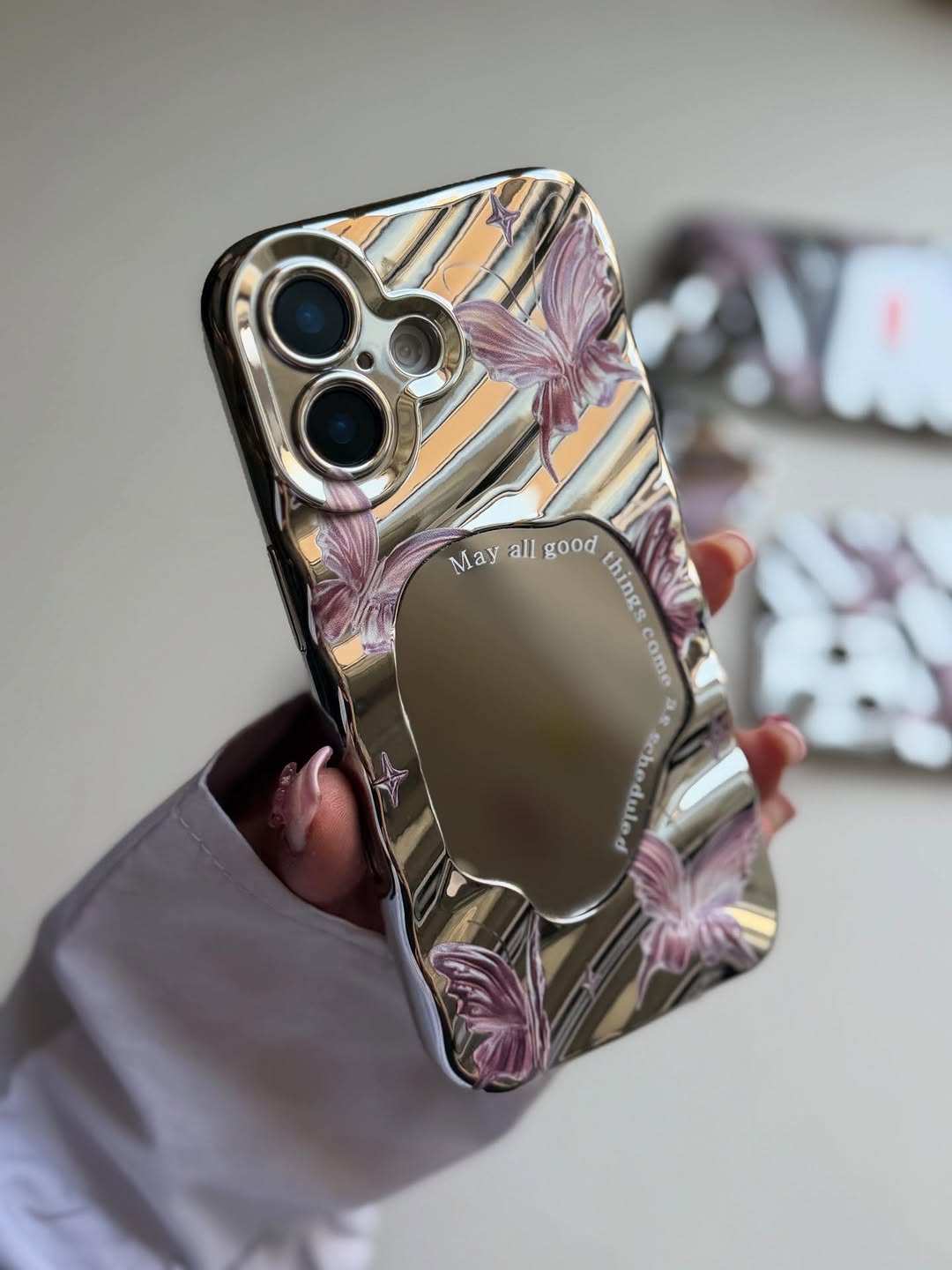 Butterfly Mirror Premium Case for iPhone (FLAT 70% OFF)
