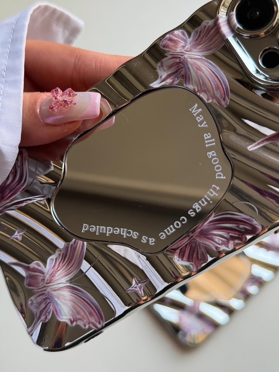 Butterfly Mirror Premium Case for iPhone (FLAT 70% OFF)