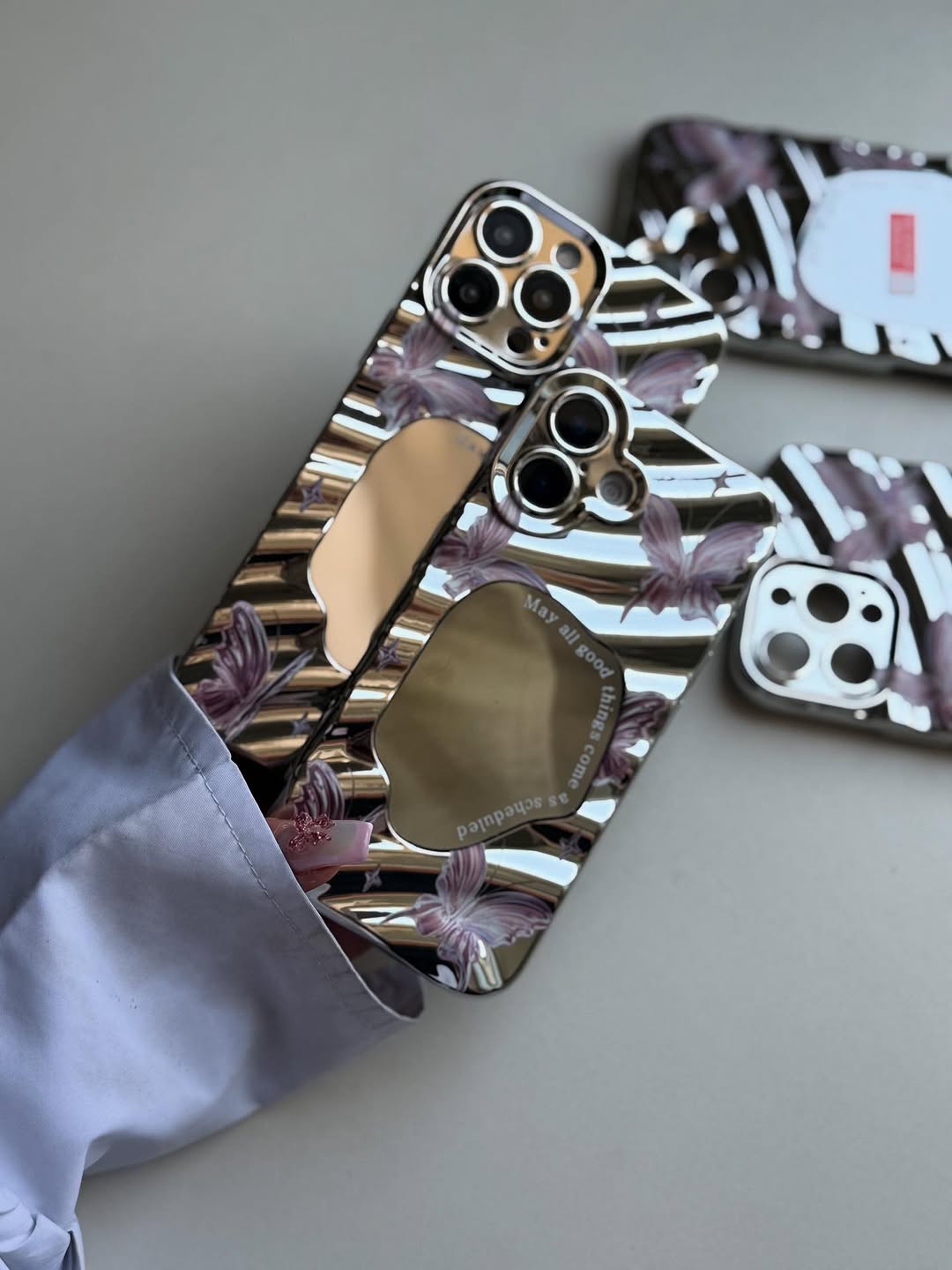 Butterfly Mirror Premium Case for iPhone (FLAT 70% OFF)