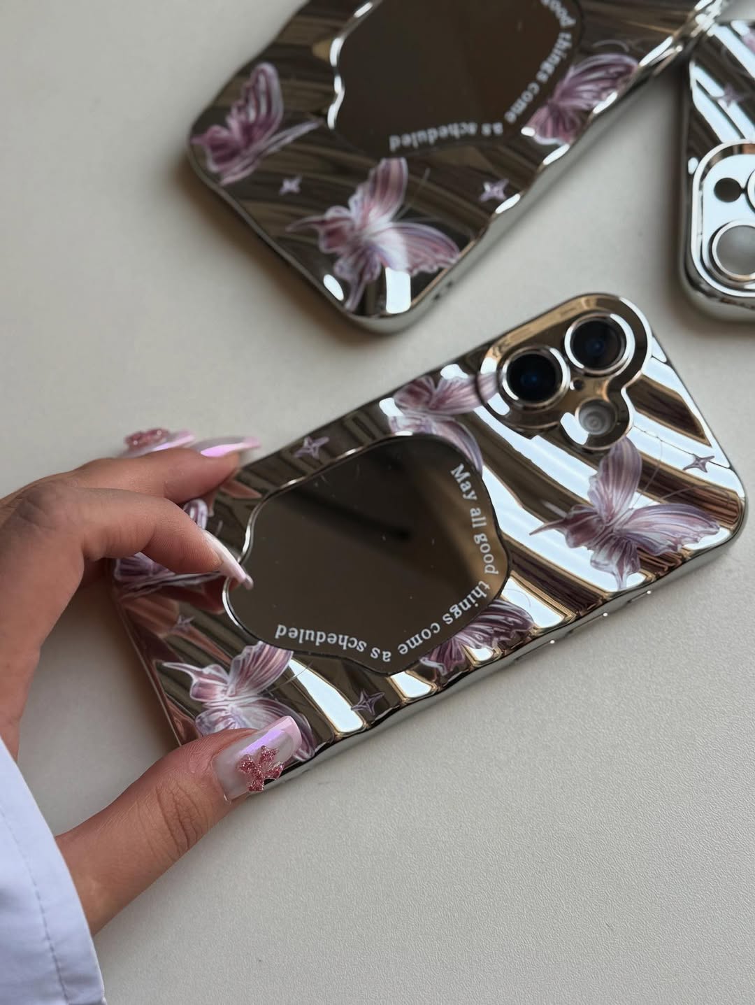 Butterfly Mirror Premium Case for iPhone (FLAT 70% OFF)