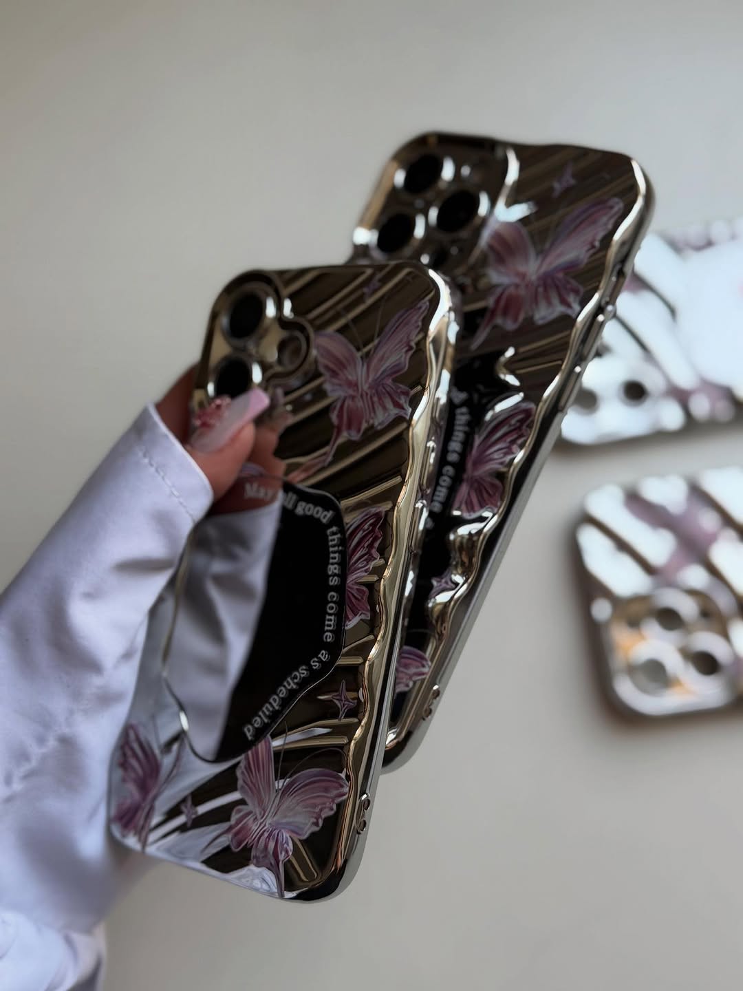 Butterfly Mirror Premium Case for iPhone (FLAT 70% OFF)