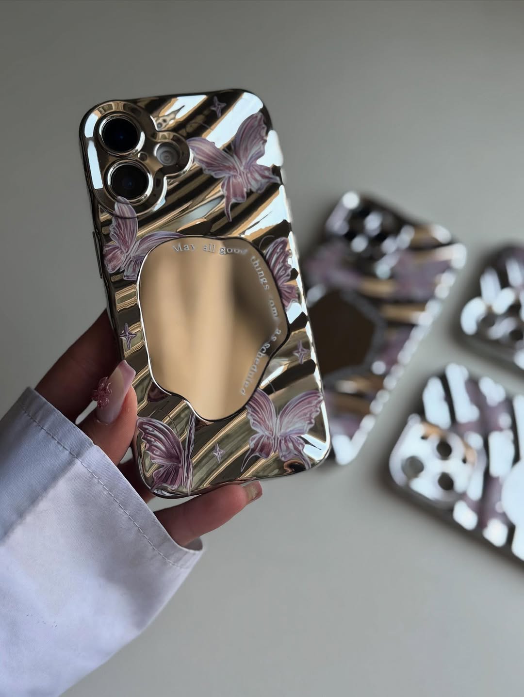 Butterfly Mirror Premium Case for iPhone (FLAT 70% OFF)