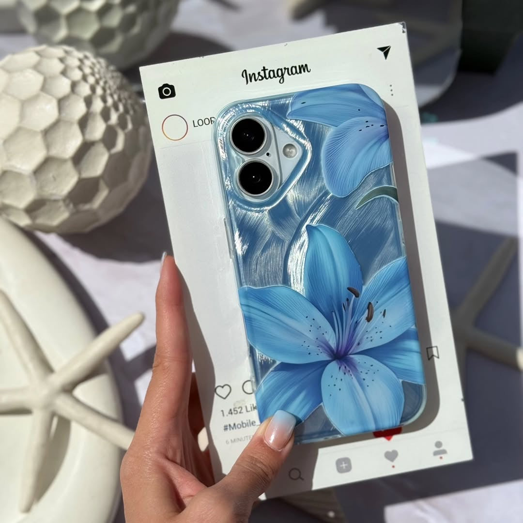 Blue Lily IMD premium case
