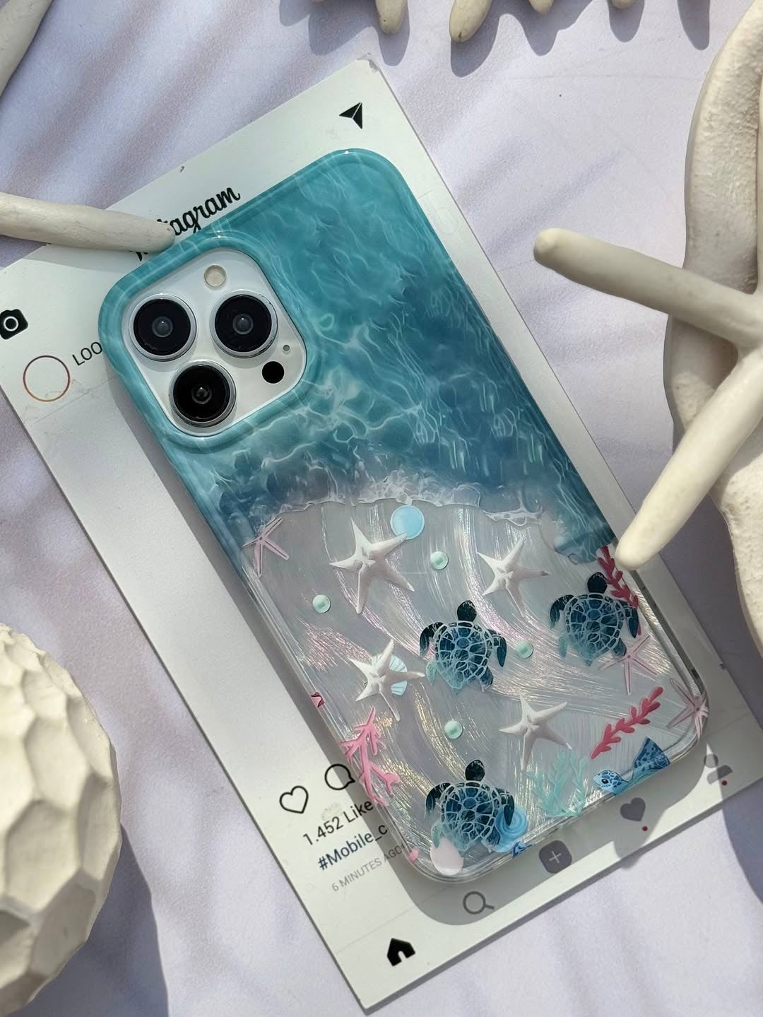 Blue Ocean Butterfly IMD premium case