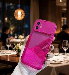 Premium Neon Pink Mirror Stand Case (FLAT 70% OFF TODAY)
