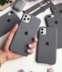 iPhone Premium Quality Silicone Case (Gray natural color)