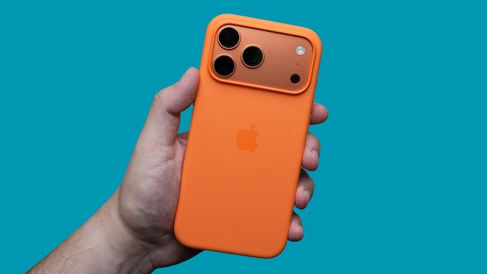 iPhone Premium Quality Silicone Case (orange color)