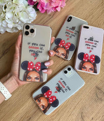 Customise printed PNG Semi-Transparent premium quality case for all models ( Write your phone model in Order special instructions )